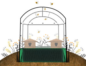 HoneyBower Enclosed Apiary Kit - Harrogate Edition
